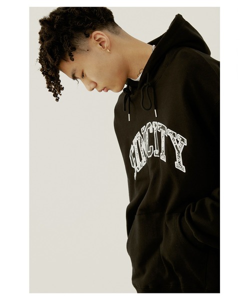 SINCITY(シンシティ)の「『SINCITY/シンシティ』SINCITY BANDANA HOODIE/ブランドロゴバンダナ柄 プルオーバーパーカー(パーカー・メンズ・ブラック・M/L)」の13枚目の写真