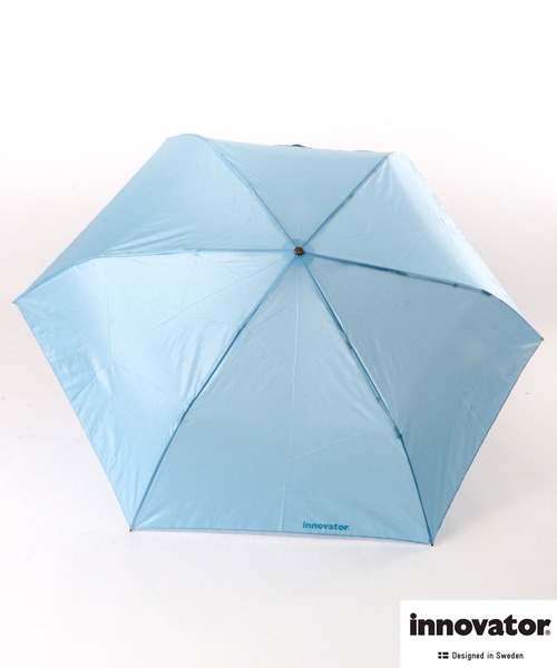 innovator（イノベーター）の「innovator 軽量折りたたみ傘　58cm（折りたたみ傘・メンズ・グレー/ネイビー/オレンジ/ライトブルー/ブラック/イエロー/グリーン・58）」の5枚目の写真