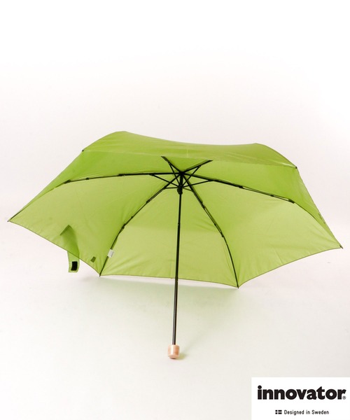 innovator（イノベーター）の「innovator 軽量折りたたみ傘　58cm（折りたたみ傘・メンズ・グレー/ネイビー/オレンジ/ライトブルー/ブラック/イエロー/グリーン・58）」の10枚目の写真