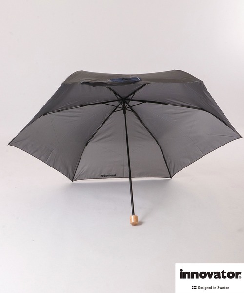 innovator（イノベーター）の「innovator 軽量折りたたみ傘　58cm（折りたたみ傘・メンズ・グレー/ネイビー/オレンジ/ライトブルー/ブラック/イエロー/グリーン・58）」の8枚目の写真