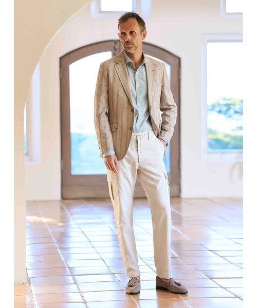 MEN'S BIGI（メンズビギ）の「【SHELTERING DRY】カーゴパンツ（カーゴパンツ・メンズ・ベージュ/グレー・01/02/03/04）」の4枚目の写真