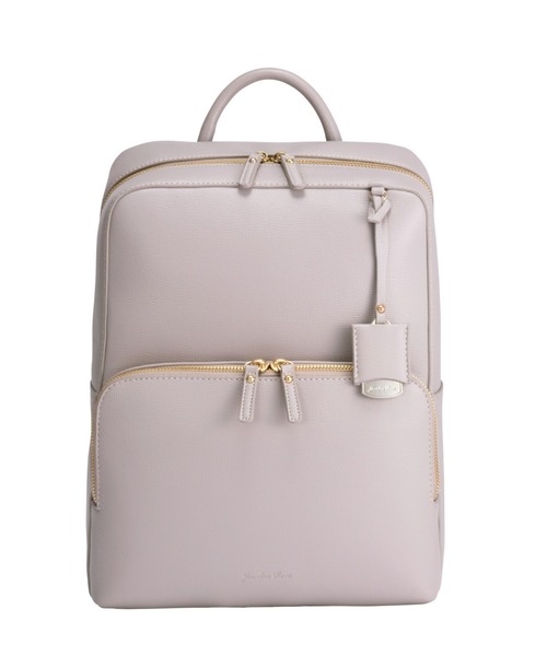 Jewelna Rose（ジュエルナローズ）の「フレイヤ・リュック2 A4ジャストサイズ 16125（バックパック/リュック・レディース・ライトグレー/スモークピンク/ブラック/ベージュ/アッシュグレー/クリーム/ネイビー/グレイッシュブルー/ホワイト/ホワイト系その他/ブラウン・FREE）」の20枚目の写真