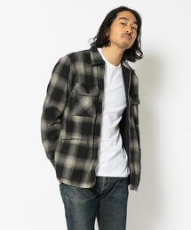 マインデニム Black Denim Buffalo Check Shirt MINEDENIM (マインデニム) Black Denim Check Shirt BPT | VITAL