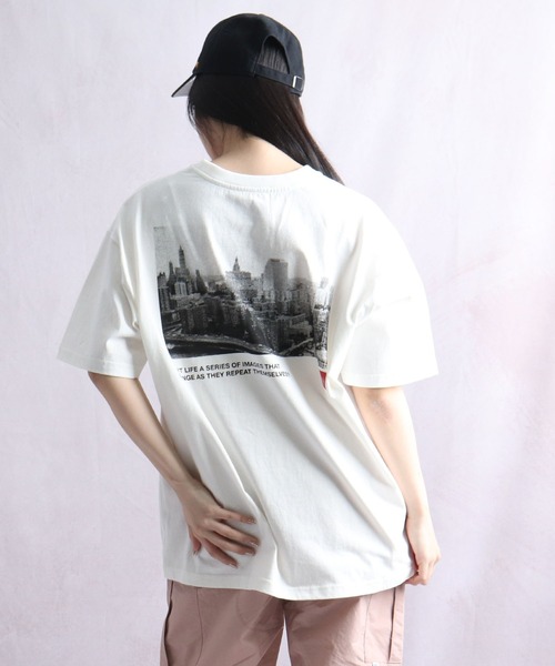 tシャツ Manhattan Portage / ショートスリーブ プリント Tシャツ レディース Manhattan Portage (マンハッタンポーテージ) ショートスリーブ