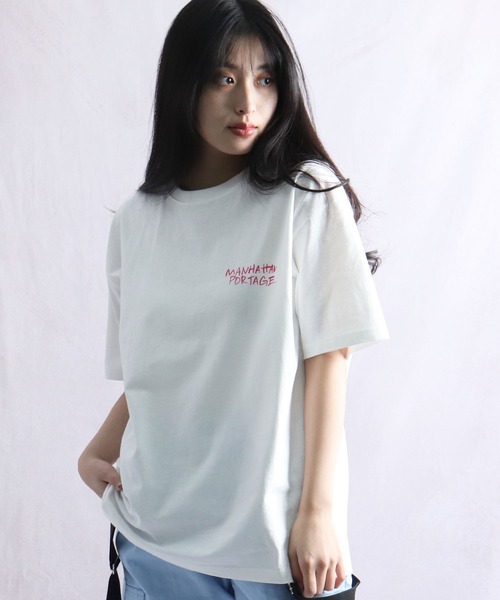 tシャツ Manhattan Portage / ショートスリーブ プリント Tシャツ レディース Manhattan Portage / マンハッタンポーテージ 】SHORT SLEEVE