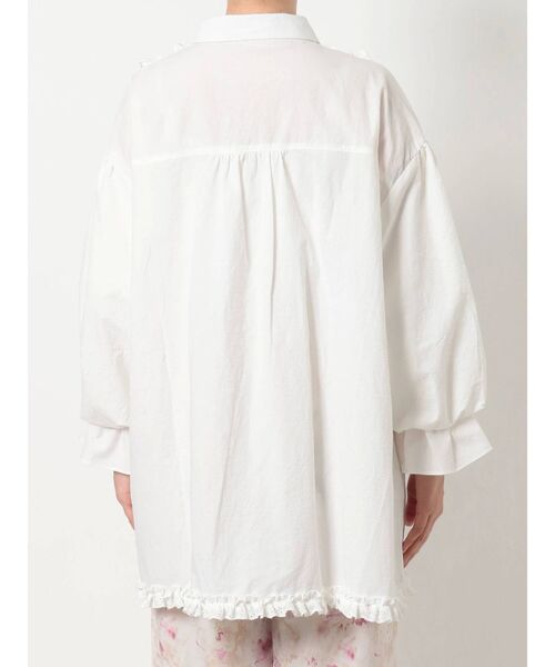 merry jenny(メリージェニー)の「スタンドカラーフリルブラウス(シャツ/ブラウス・レディース・オフホワイト/ブラック/ベージュ・FREE)」の22枚目の写真