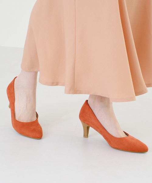 WA ORiental TRaffic（ダブルエーオリエンタルトラフィック）の「ポインテッドトゥヒールパンプス/22105（パンプス・レディース・グリーン/オレンジ/ベージュ/ブラック・34/39/40/35/36/41/38/37/42/43/33）」の4枚目の写真