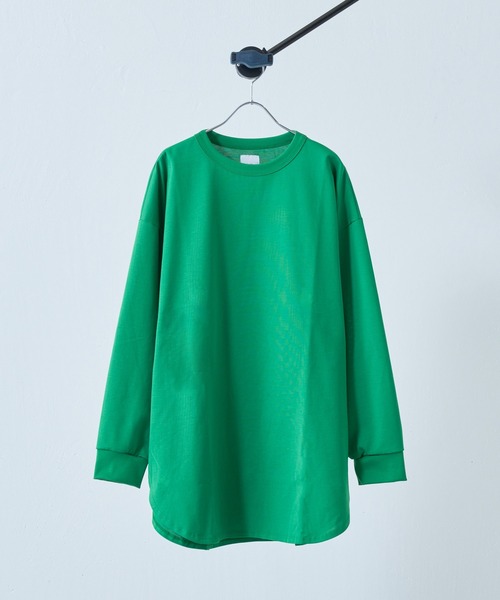 Lui's（ルイス）の「ウルティマ ロングテールロンT（Tシャツ/カットソー・メンズ・ホワイト/ブラック/グリーン/グレー・FREE）」の4枚目の写真