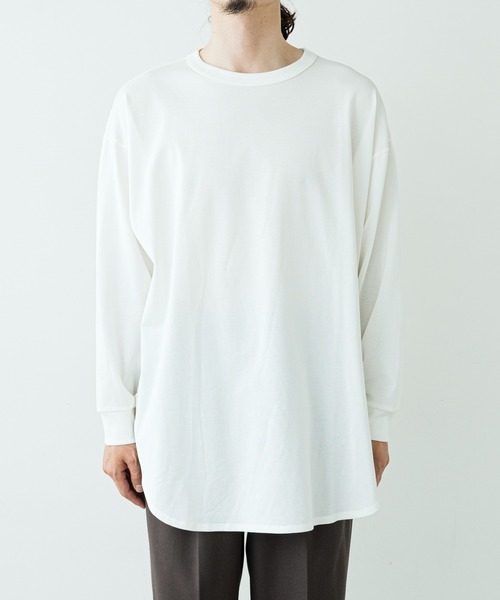 Lui's（ルイス）の「ウルティマ ロングテールロンT（Tシャツ/カットソー・メンズ・ホワイト/ブラック/グリーン/グレー・FREE）」の10枚目の写真