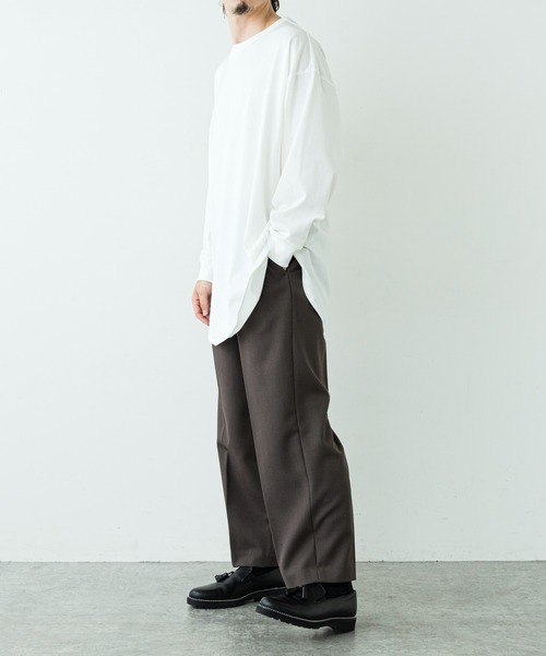 Lui's（ルイス）の「ウルティマ ロングテールロンT（Tシャツ/カットソー・メンズ・ホワイト/ブラック/グリーン/グレー・FREE）」の11枚目の写真