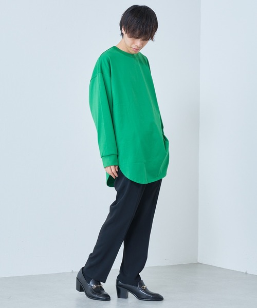 Lui's（ルイス）の「ウルティマ ロングテールロンT（Tシャツ/カットソー・メンズ・ホワイト/ブラック/グリーン/グレー・FREE）」の22枚目の写真