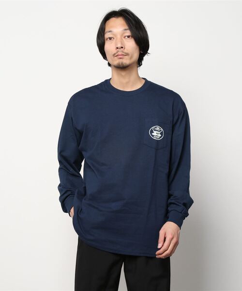 SPUT PERFORMANCE(スプットパフォーマンス)の「【SPUT PERFORMANCE】 スプットパフォーマンス ANDRW PACKET L/S TEE(Tシャツ/カットソー・メンズ・ホワイト/ネイビー・XX-LARGE/X-LARGE/MEDIUM)」の2枚目の写真