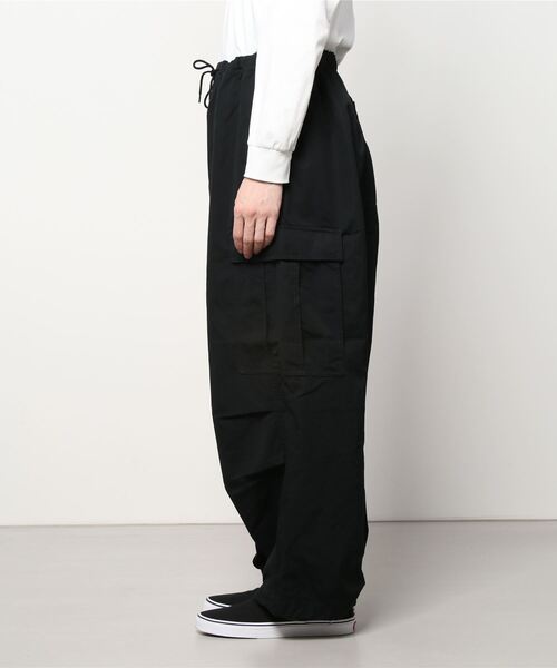 C.E.L.STORE（セルストア）の「MADE IN STANDARD / メイドインスタンダード FUTIGUE OVER CARGO ファティーグオーバーカーゴパンツ（カーゴパンツ・メンズ・カーキ/ブラック/オリーブ・LARGE/MEDIUM）」の5枚目の写真