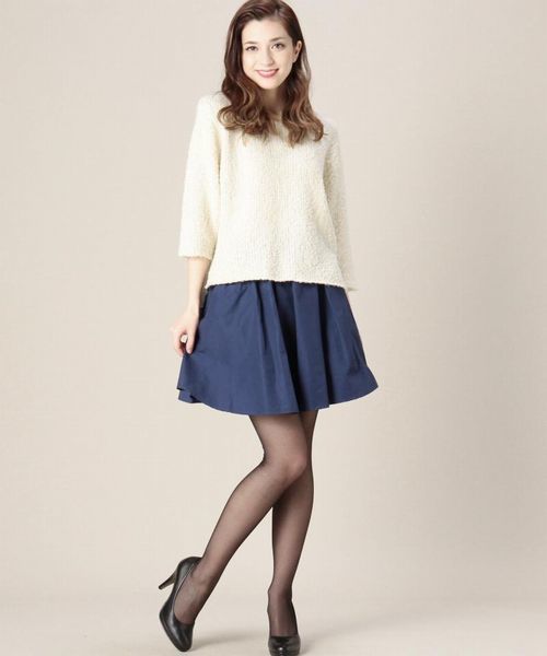 ROSE BUD（ローズバッド）の「S-LSK-14208 HIGH/W GATHERED MINI SKIRT（スカート・レディース・ブラック/カーキ/ロイヤルブルー・ONE SIZE）」の10枚目の写真