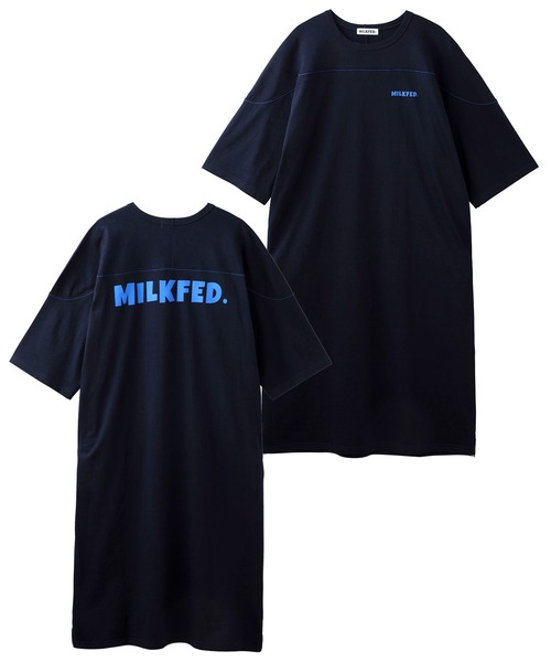 MILKFED.（ミルクフェド）の「FOOTBALL DRESS（ワンピース・レディース・ホワイト/ネイビー・ONE SIZE）」の14枚目の写真
