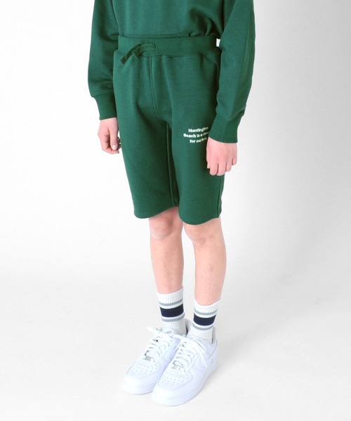 GLAZOS(グラソス)の「裏毛・ロゴスウェットハーフパンツ【セットアップ対応】(その他パンツ・キッズ・グリーン/ブルー/オレンジ・150cm/160cm/130cm/170cm/140cm)」の8枚目の写真