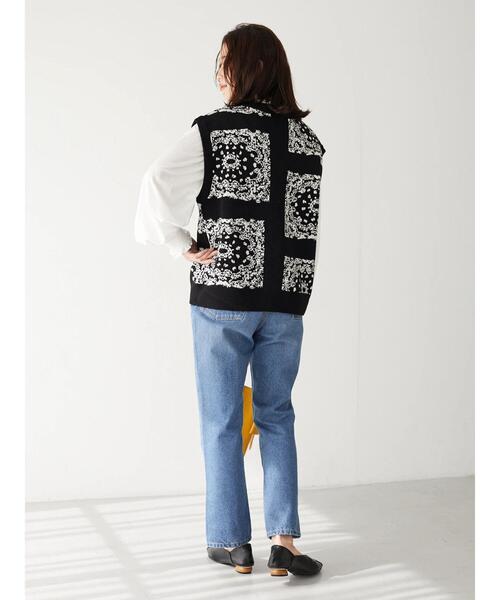 Green　Parks（グリーンパークス）の「・ELENCARE DUE フリルスタンドカラーブラウス（シャツ/ブラウス・レディース・オフホワイト/ブラック/ラベンダー/イエロー・FREE）」の17枚目の写真