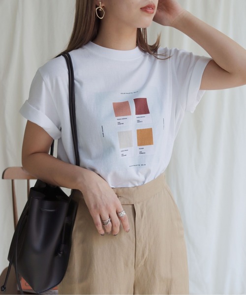 HER CLOSET（ハークローゼット）の「【HERCLOSET】5.6オンスオリジナルアート柄プリントT（Tシャツ/カットソー・レディース・ホワイト/ホワイト系その他/ホワイト系その他2・S/M）」の15枚目の写真