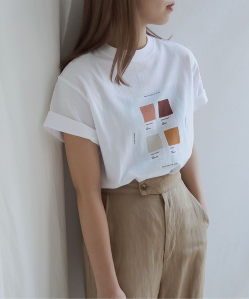 HER CLOSET（ハークローゼット）の「【HERCLOSET】5.6オンスオリジナルアート柄プリントT（Tシャツ/カットソー・レディース・ホワイト/ホワイト系その他/ホワイト系その他2・S/M）」の14枚目の写真