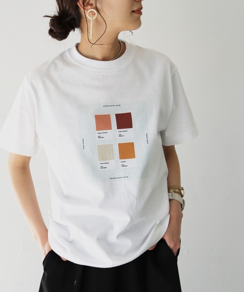 HER CLOSET（ハークローゼット）の「【HERCLOSET】5.6オンスオリジナルアート柄プリントT（Tシャツ/カットソー・レディース・ホワイト/ホワイト系その他/ホワイト系その他2・S/M）」の10枚目の写真