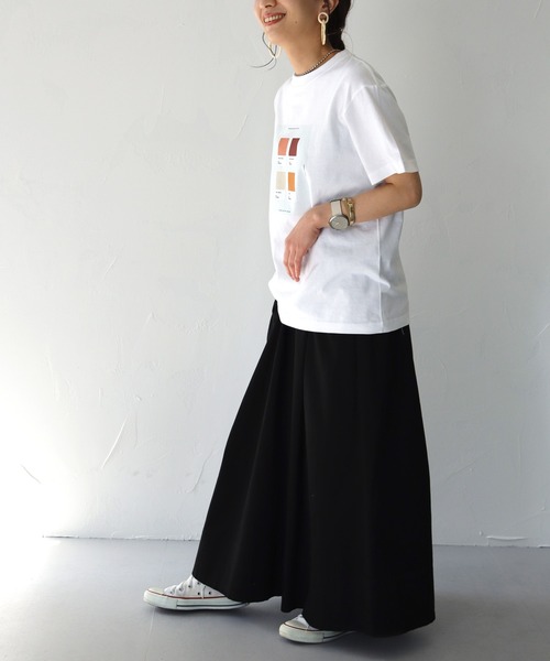 HER CLOSET（ハークローゼット）の「【HERCLOSET】5.6オンスオリジナルアート柄プリントT（Tシャツ/カットソー・レディース・ホワイト/ホワイト系その他/ホワイト系その他2・S/M）」の12枚目の写真