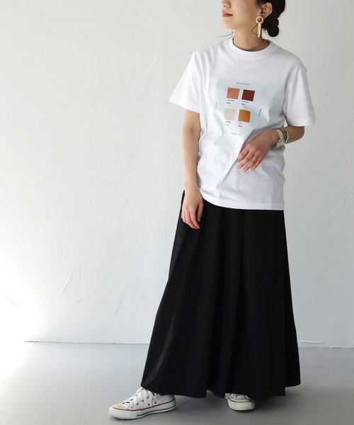 HER CLOSET（ハークローゼット）の「【HERCLOSET】5.6オンスオリジナルアート柄プリントT（Tシャツ/カットソー・レディース・ホワイト/ホワイト系その他/ホワイト系その他2・S/M）」の13枚目の写真