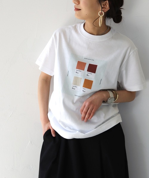 HER CLOSET（ハークローゼット）の「【HERCLOSET】5.6オンスオリジナルアート柄プリントT（Tシャツ/カットソー・レディース・ホワイト/ホワイト系その他/ホワイト系その他2・S/M）」の11枚目の写真