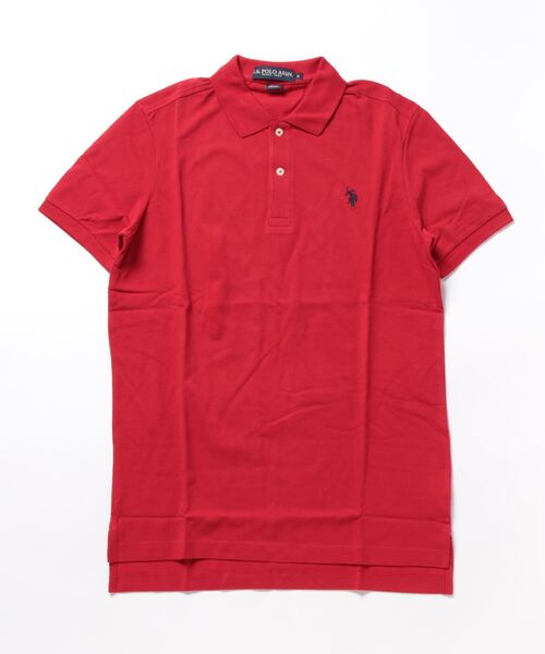 PARKS TOKYO SELECT（パークストウキョウセレクト）の「【U.S POLO ASSN.】（UN）POLO SHITRS（ポロシャツ・メンズ・ブラック/ネイビー/ホワイト/グレー/レッド・SMALL/MEDIUM/LARGE/X-LARGE）」の5枚目の写真
