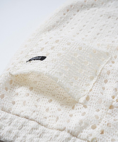 X-girl（エックスガール）の「CROCHET RUFFLE PANTS（その他パンツ・レディース・ライトブルー/ブラック/オフホワイト・S/M/XS）」の22枚目の写真