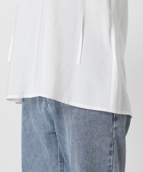 B.C STOCK（ベーセーストック）の「2WAYラッフルブラウス◆（シャツ/ブラウス・レディース・ホワイト/ブラック・FREE）」の19枚目の写真