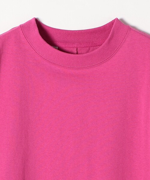 SHIPS any(シップス エニィ)の「SHIPS any:〈抗菌消臭〉USAコットン フレンチ スリーブ TEE(Tシャツ/カットソー・レディース・ホワイト/ブラック/ピンク/イエロー/ワインレッド・ONE SIZE)」の7枚目の写真