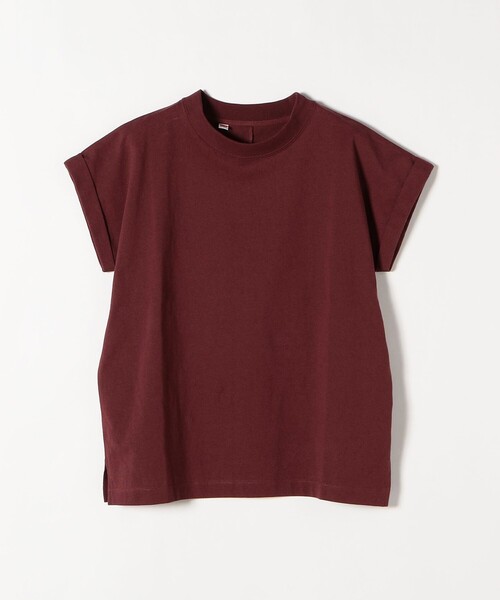 SHIPS any(シップス エニィ)の「SHIPS any:〈抗菌消臭〉USAコットン フレンチ スリーブ TEE(Tシャツ/カットソー・レディース・ホワイト/ブラック/ピンク/イエロー/ワインレッド・ONE SIZE)」の16枚目の写真
