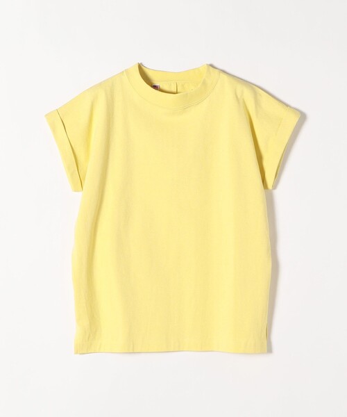 SHIPS any(シップス エニィ)の「SHIPS any:〈抗菌消臭〉USAコットン フレンチ スリーブ TEE(Tシャツ/カットソー・レディース・ホワイト/ブラック/ピンク/イエロー/ワインレッド・ONE SIZE)」の18枚目の写真