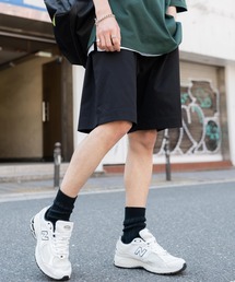 ナチュラルストレッチツイルショートスケーターパンツ