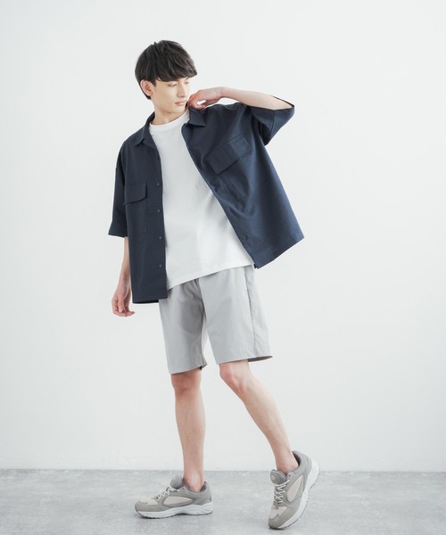 Rocky Monroe（ロッキーモンロー）の「ナチュラルストレッチツイルショートスケーターパンツ（その他パンツ・メンズ・ブラック/ベージュ/ネイビー/ブラウン/グレー/レッド/オフホワイト/カーキ/ブルー/グリーン/ブルーグレー・S/M/L/XL）」の16枚目の写真