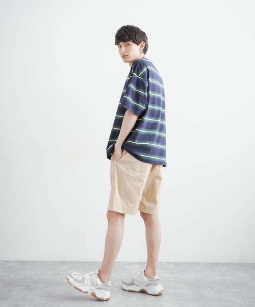 Rocky Monroe（ロッキーモンロー）の「ナチュラルストレッチツイルショートスケーターパンツ（その他パンツ・メンズ・ブラック/ベージュ/ネイビー/ブラウン/グレー/レッド/オフホワイト/カーキ/ブルー/グリーン/ブルーグレー・S/M/L/XL）」の20枚目の写真