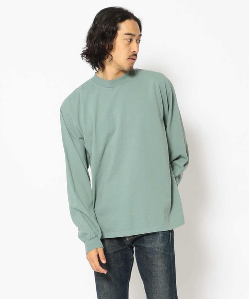 LOS ANGELES APPAREL（ロサンゼルスアパレル）の「LOS ANGELES APPAREL / ロサンゼルスアパレル　GD LS TEE　長袖Tシャツ（Tシャツ/カットソー・メンズ・ホワイト/ブラック/ミント/ネイビー・LARGE/MEDIUM/X-LARGE）」の5枚目の写真