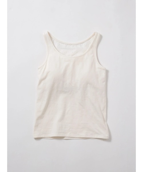 earth music&ecology（アースミュージックアンドエコロジー）の「カップ付きバックレースタンクトップ（タンクトップ・レディース・オリーブ/ダークブラウン/ブラック/オフホワイト・S/M）」の17枚目の写真