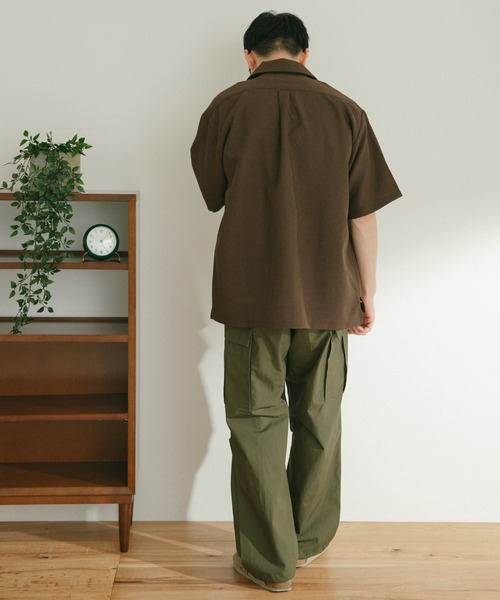 ITEMS URBANRESEARCH（アイテムズ アーバンリサーチ）の「リップストップコットン ファティーグパンツ（カーゴパンツ・メンズ・グレー/カーキ・MEDIUM/LARGE）」の7枚目の写真