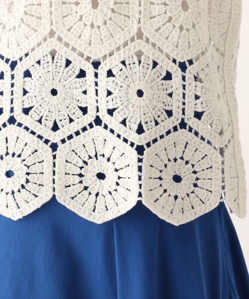 OPAQUE.CLIP（オペークドットクリップ）の「◆【C】かぎ針編み 2wayトップス（シャツ/ブラウス・レディース・ホワイト/ブラック/アイボリー・00）」の14枚目の写真