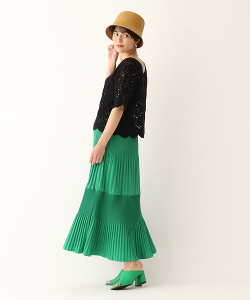 OPAQUE.CLIP（オペークドットクリップ）の「◆【C】かぎ針編み 2wayトップス（シャツ/ブラウス・レディース・ホワイト/ブラック/アイボリー・00）」の9枚目の写真