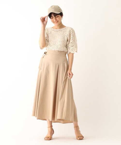 OPAQUE.CLIP（オペークドットクリップ）の「◆【C】かぎ針編み 2wayトップス（シャツ/ブラウス・レディース・ホワイト/ブラック/アイボリー・00）」の7枚目の写真