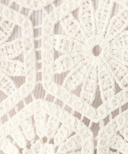 OPAQUE.CLIP（オペークドットクリップ）の「◆【C】かぎ針編み 2wayトップス（シャツ/ブラウス・レディース・ホワイト/ブラック/アイボリー・00）」の21枚目の写真