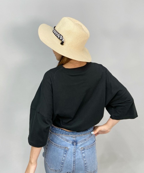 RVCA(ルーカ)の「RVCA/ルーカ ビッグシルエット/オーバーサイズ/カレッジ風ロゴTシャツ BC043-244(Tシャツ/カットソー・レディース・ピンク/ブラック/ホワイト・M/S/L)」の6枚目の写真