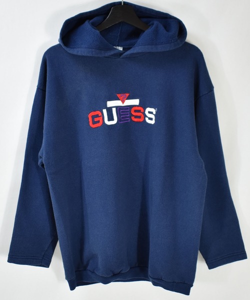ヴィンテージ古着 90 S Guess ゲス ロゴ プルオーバー パーカー Usa製 パーカー Guess ゲス のファッション通販 Zozotown