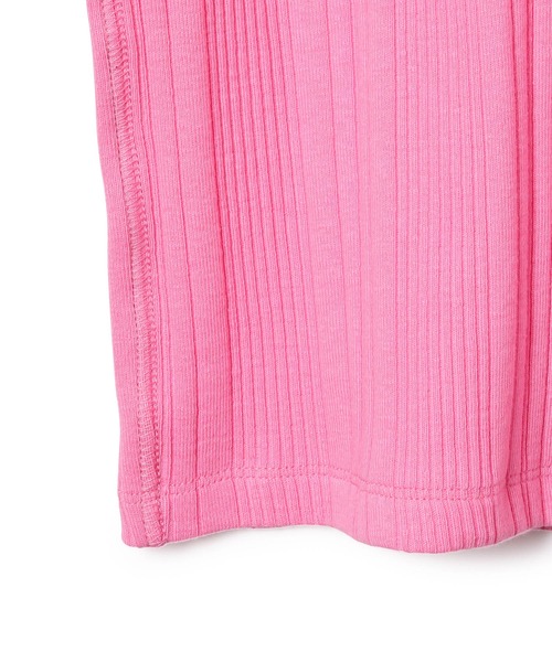 ADAM ET ROPE'（アダムエロペ）の「パフショルダーリブプルオーバー（Tシャツ/カットソー・レディース・ブラック/ピンク/ライトグリーン/キナリ・FREE）」の17枚目の写真