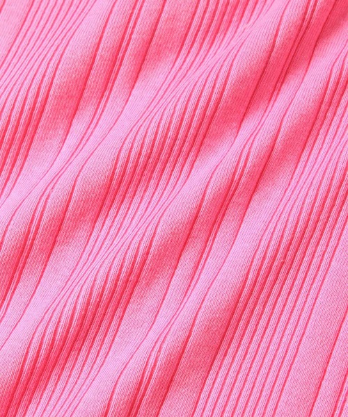 ADAM ET ROPE'（アダムエロペ）の「パフショルダーリブプルオーバー（Tシャツ/カットソー・レディース・ブラック/ピンク/ライトグリーン/キナリ・FREE）」の18枚目の写真