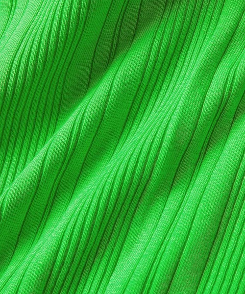 ADAM ET ROPE'（アダムエロペ）の「パフショルダーリブプルオーバー（Tシャツ/カットソー・レディース・ブラック/ピンク/ライトグリーン/キナリ・FREE）」の21枚目の写真