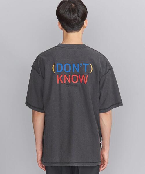 Dunno（ドノウ）の「＜DUNNO＞ DONT`T KNOW T/Tシャツ（Tシャツ/カットソー・メンズ・ダークグレー・L/M）」の4枚目の写真