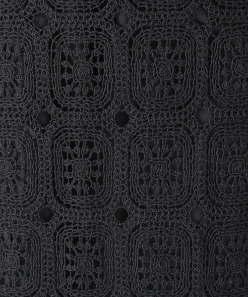 niko and...（ニコアンド）の「2WAYかぎ針風スカート（スカート・レディース・ブラック/オリーブ/アイボリー・MEDIUM/LARGE）」の15枚目の写真